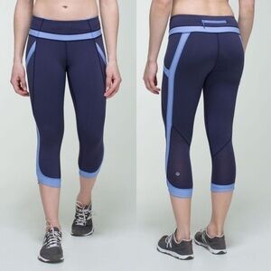 Lululemon chase me colorblock leggings